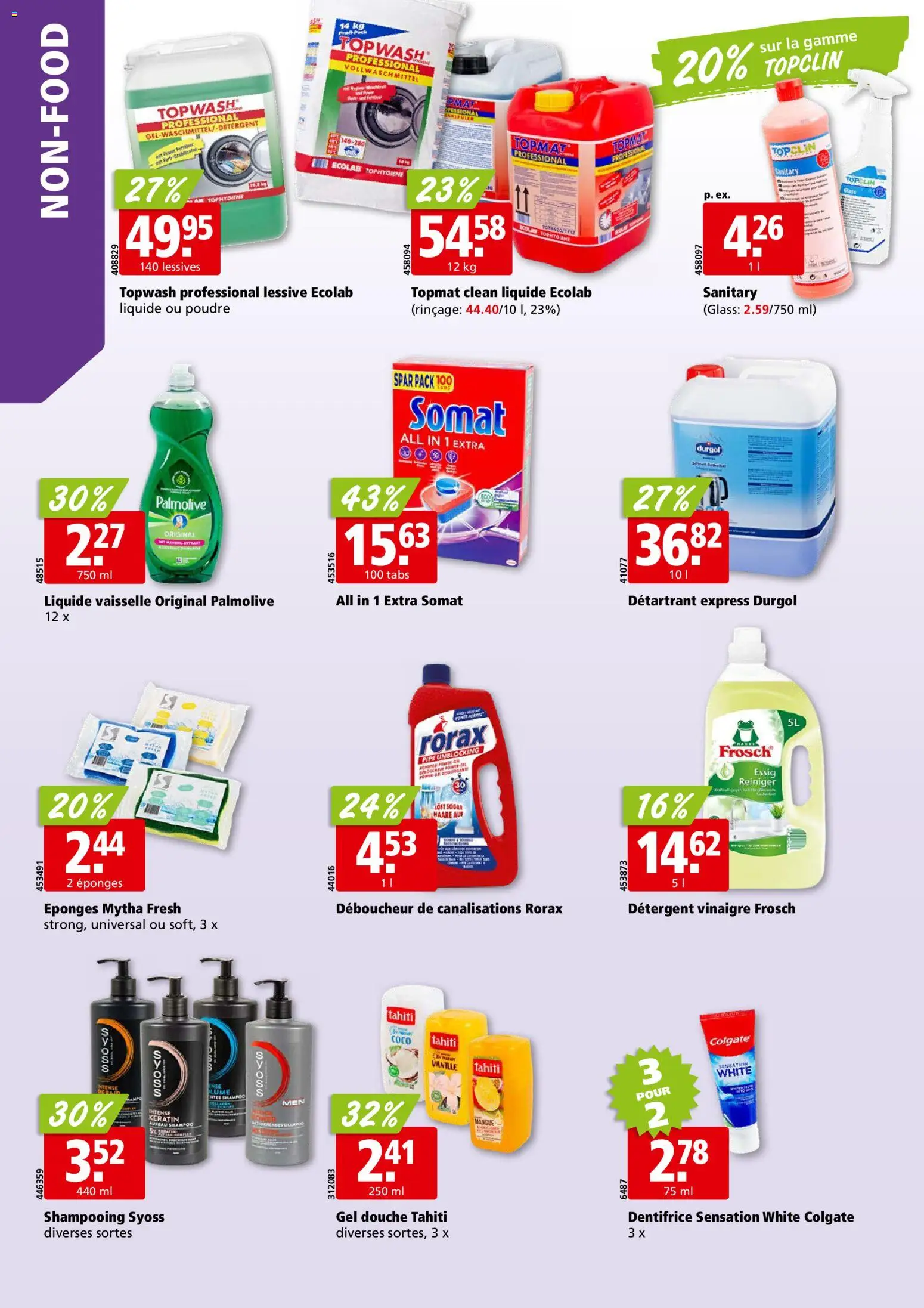 Aligro aktionen Chavannes, Matran, Genève, Sion – gültig ab 24.08.2026 | Seite: 30 | Produkte: Essig, Vanille, Shampoo