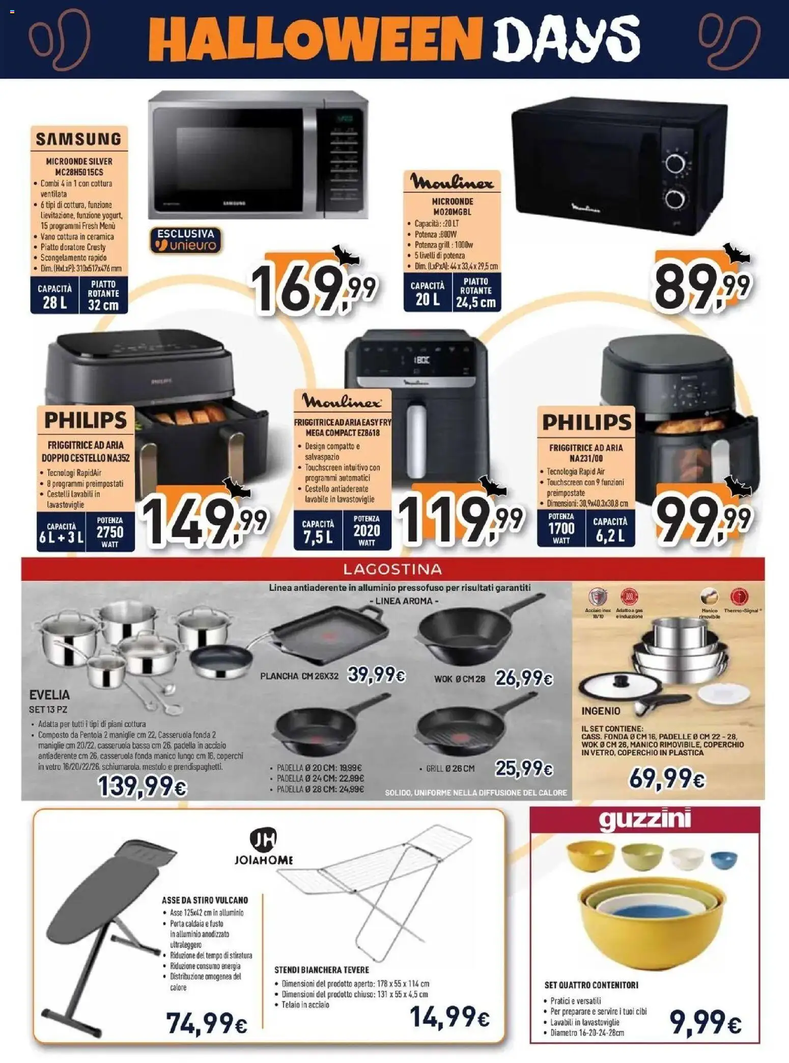 Nuovo Unieuro - Halloween da Unieuro! dal 30/10/2026 > offerte anteprima 🛍️ | Pagina: 27 | Prodotti: Asse da stiro, Caldaia, Diffusione, Piatto