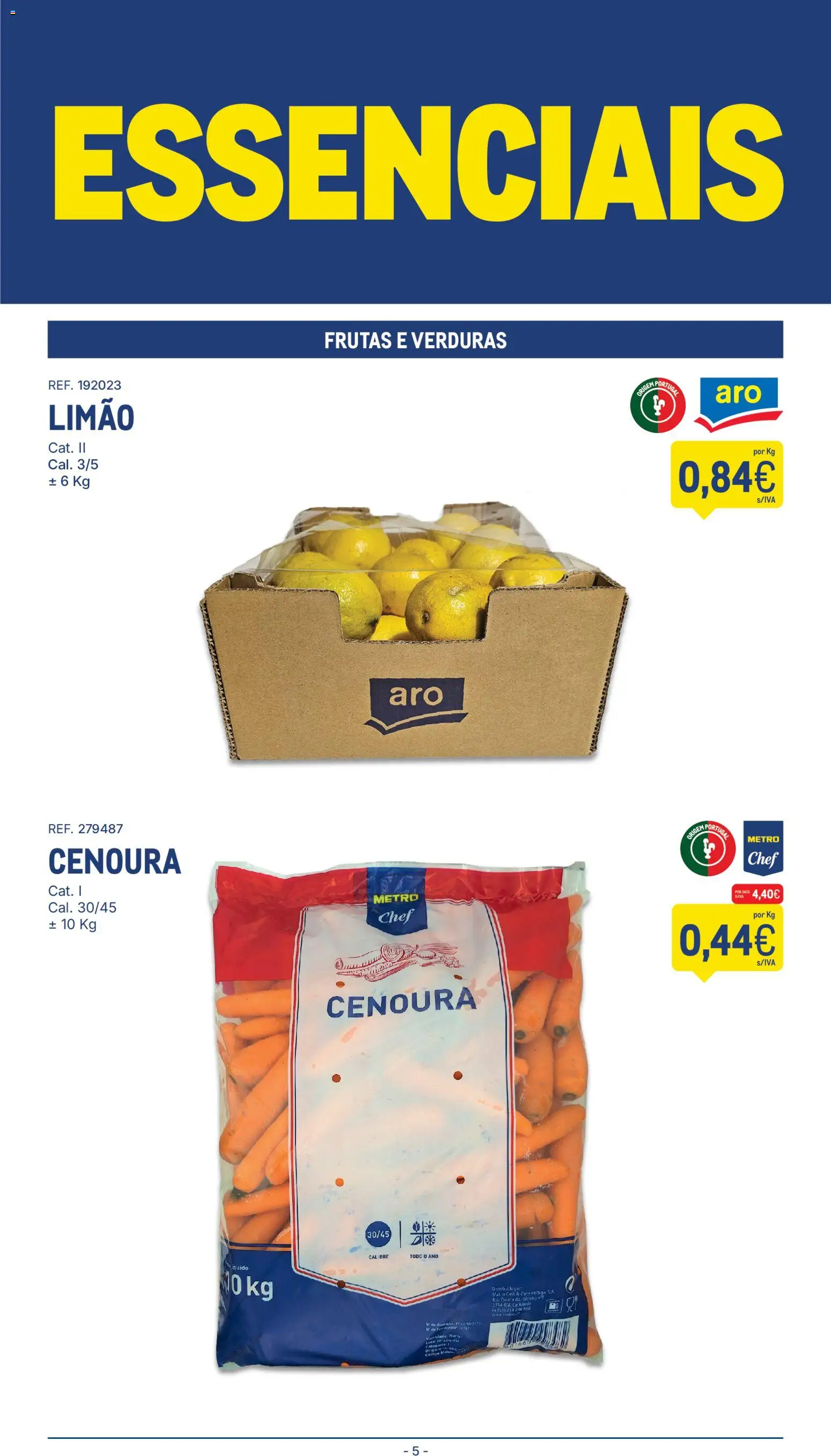 Makro folheto │ válido de 06/10/2026 | Página: 5 | Produtos: Frutas, Cenoura