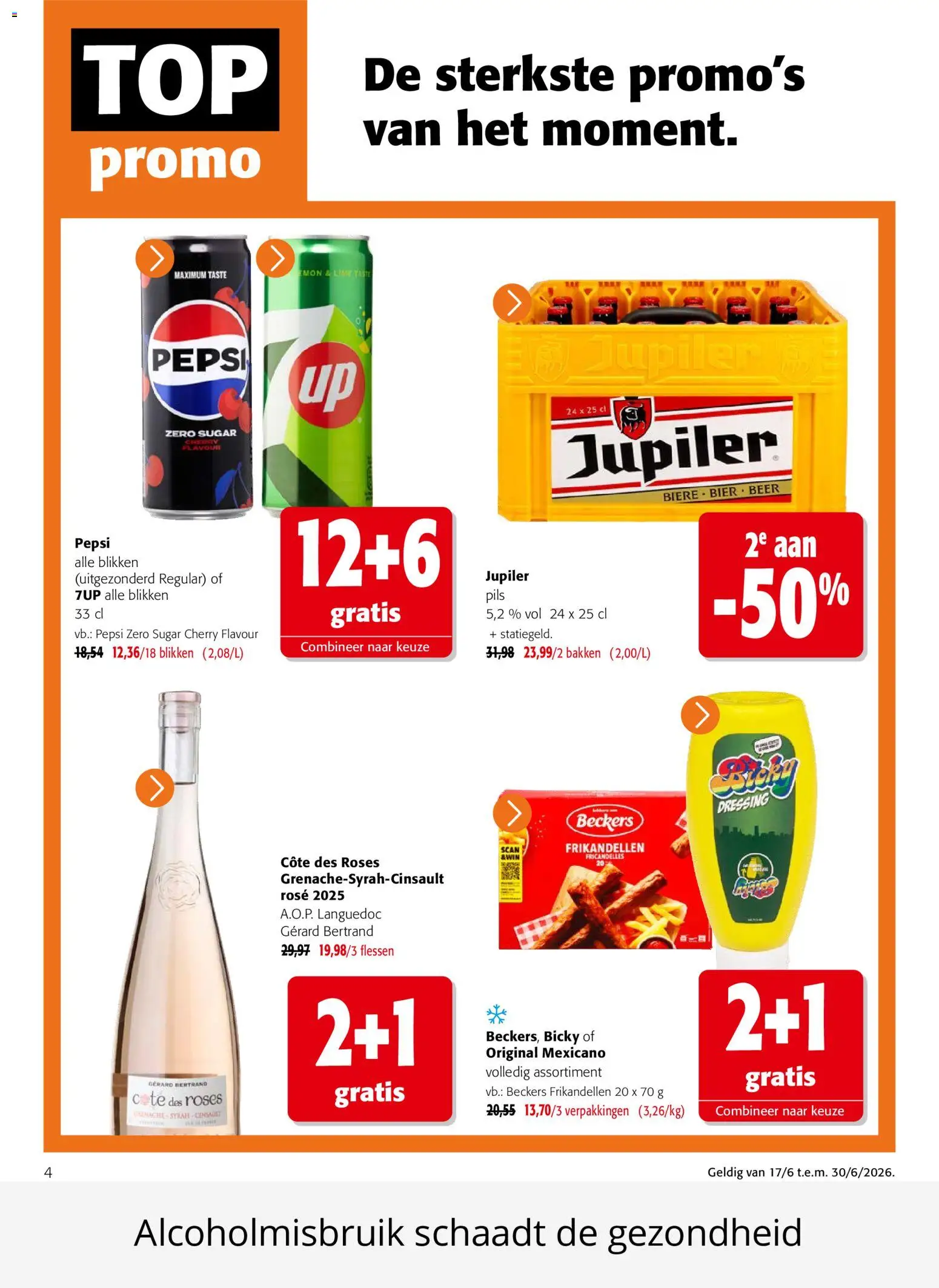 {H1} | Pagina: 4 | Producten: Pepsi, 7up, Kapszulás kávé