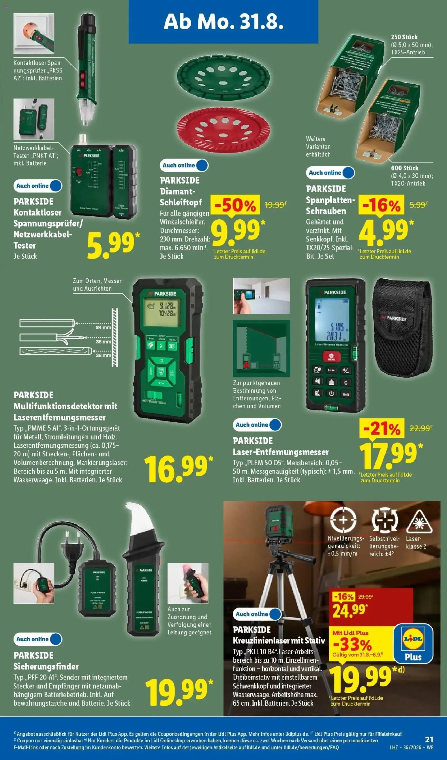 Lidl Prospekt Plettenberg (ab 31.08.2026) zum Blättern » Angebote | Seite: 37 | Produkte: Batterien, Batterie, Stativ