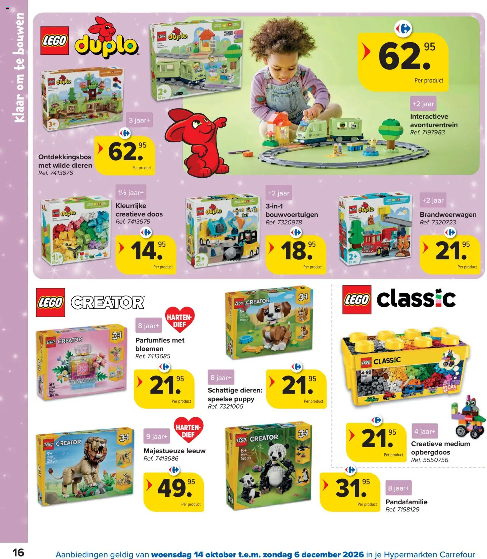 {H1} | Pagina: 16 | Producten: Bloemen, LEGO, LEGO DUPLO