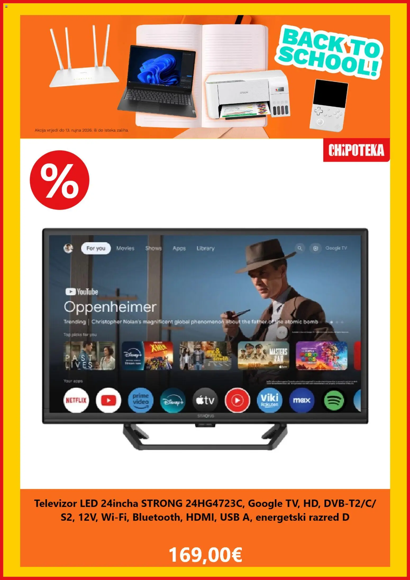 Chipoteka katalog | vrijedi od 02.09.2026 | Stranica: 7 | Proizvodi: Led, Tv, Televizor, USB