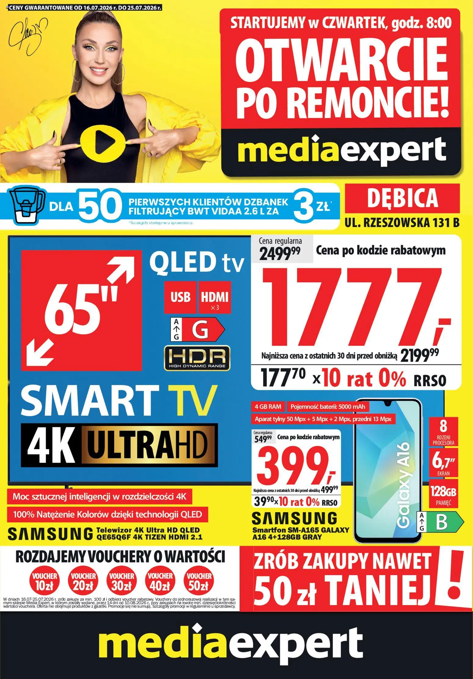 Mediaexpert promocje - Otwarcie po remoncie Dębica od 16.07.2026 catalogue cover