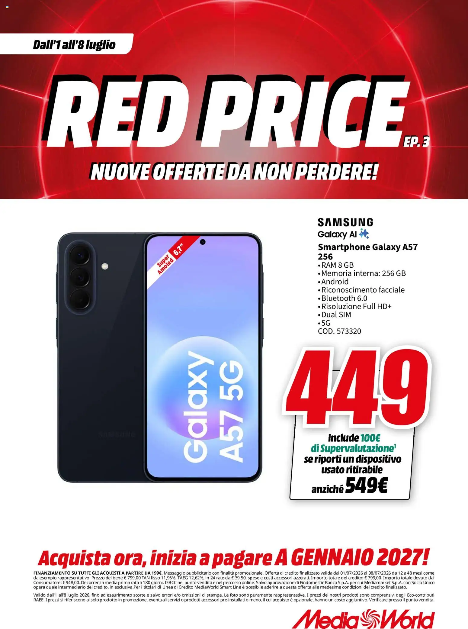 Volantino Media World del 01/07/2026 | Pagina: 26