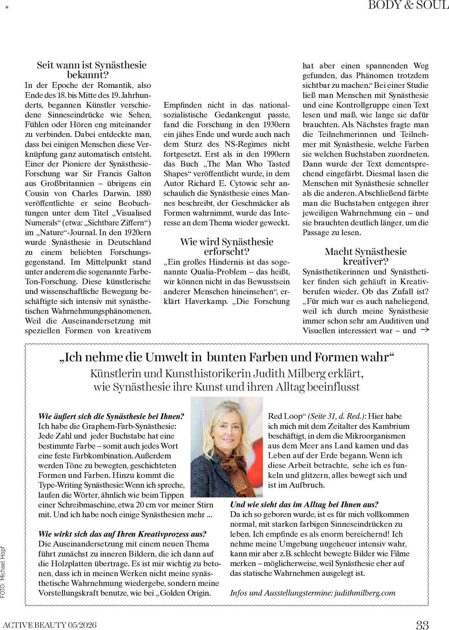 dm drogerie markt Active Beauty Magazin 05/2026 gültig ab 01.05.2026 | Seite: 33