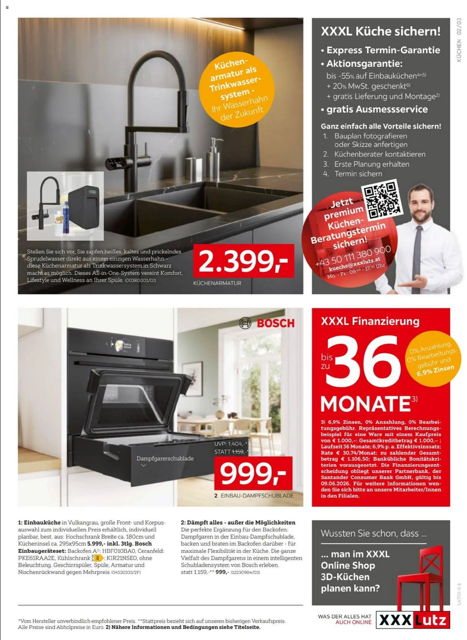 XXXLutz Prospekt aktuell gültig ab 26.05.2026 | Seite: 3 | Produkte: Uhr, Kühlschrank
