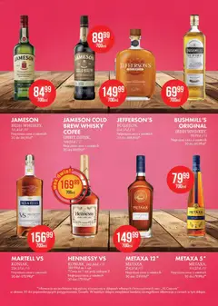 Pogląd oferty "Al.Capone gazetka" - ważna od 11.05.2026 | Strona: 8 | Produkty: Hennessy, Bourbon, Metaxa, Whisky