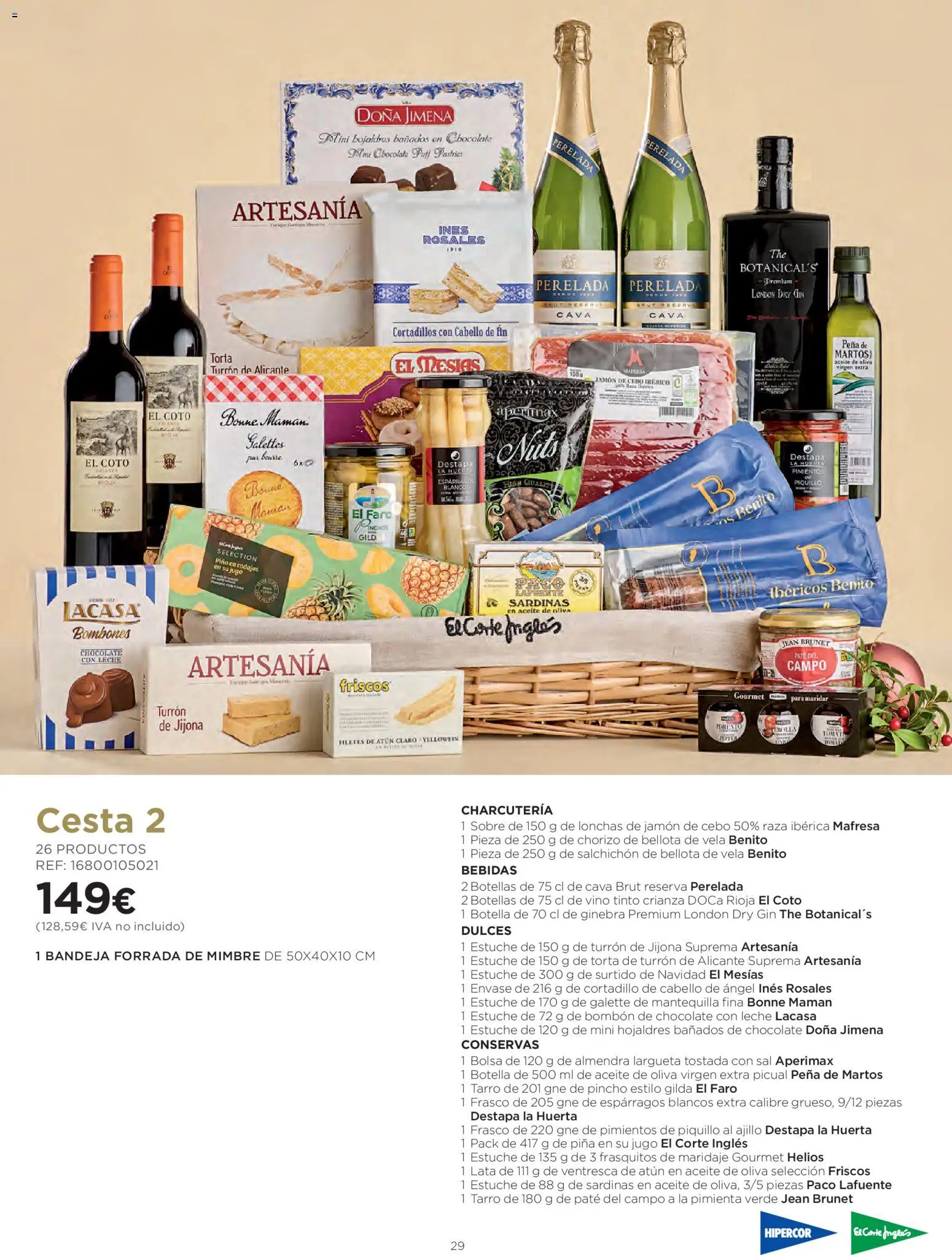 Hipercor - Cestas de Navidad Cataluňa │ válido desde el 08/10/2026 | Página: 29