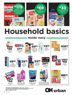 OK Foods specials catalogue – valid from 23/09/2026 | Page: 8 | Products: Bleach, Powder, Nappies, Dog food