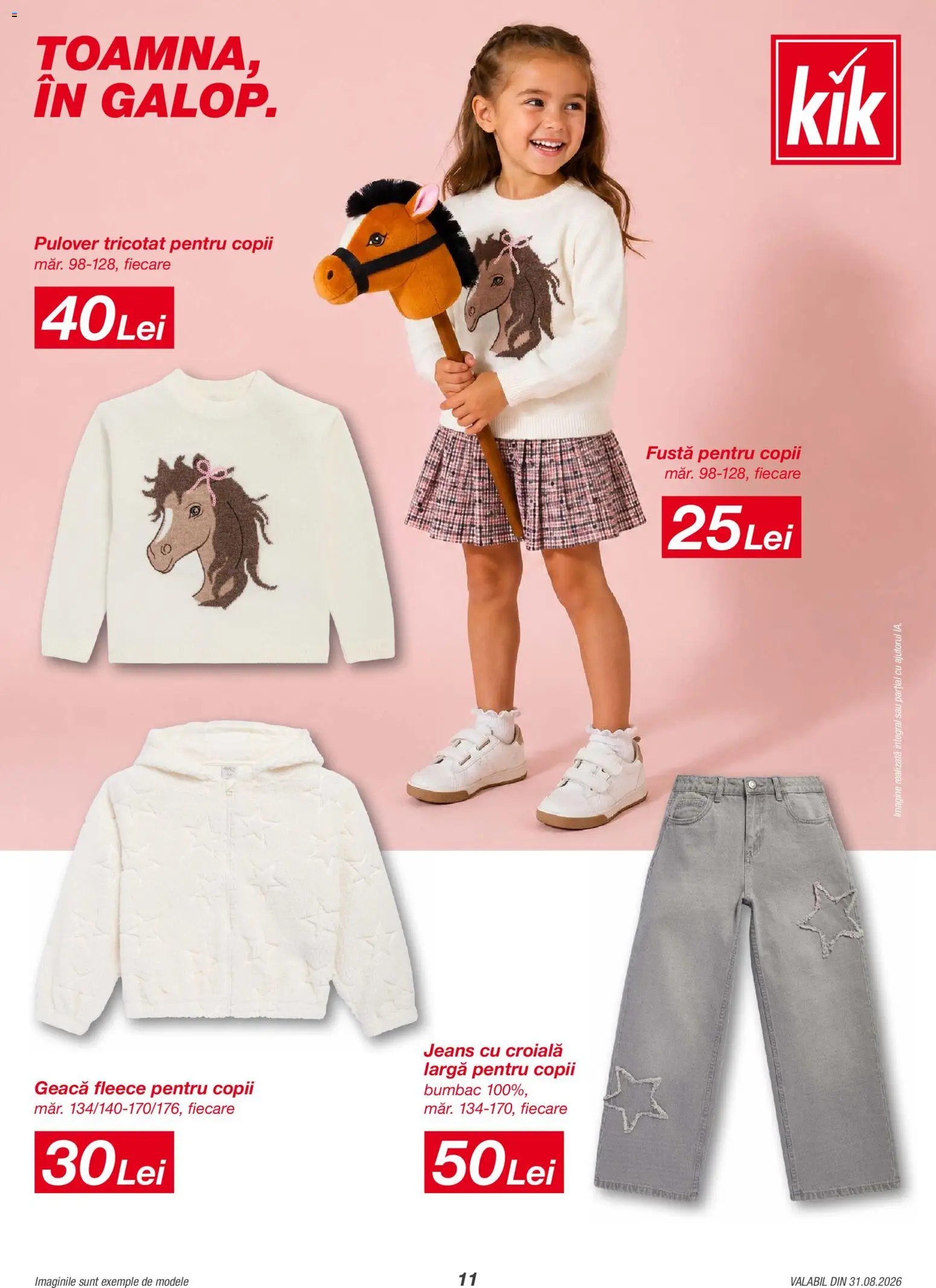 Noul catalog Kik – valabil de la 31.08.2026 | Pagină: 11 | Produse: Pulover, Geacă