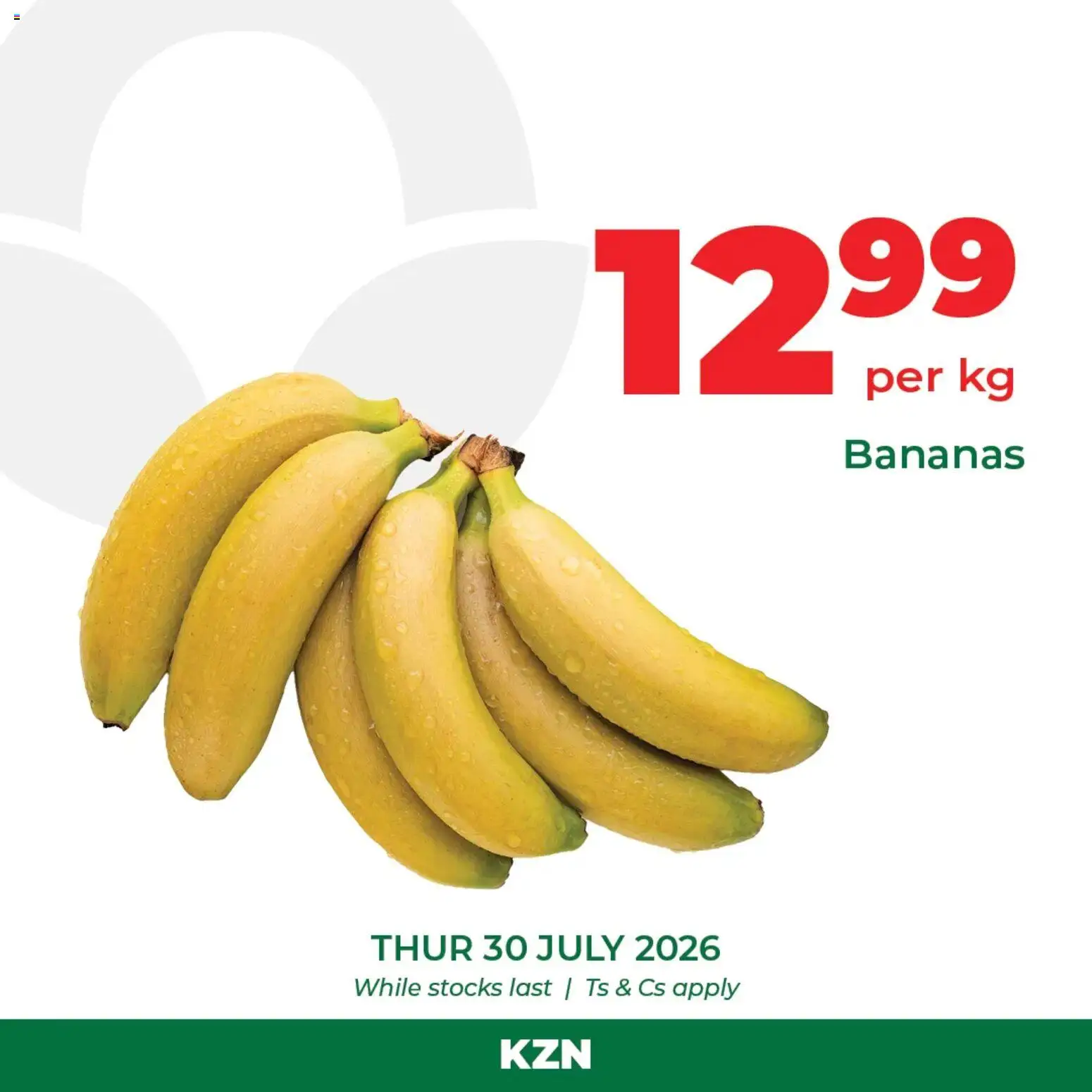 New Food Lover's Market catalogue – valid from 30/07/2026 | Page: 3 | Products: Bananas