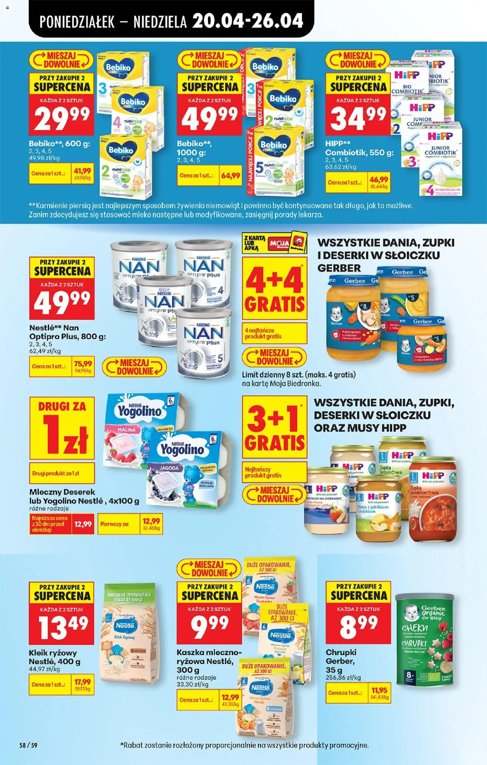 Biedronka gazetka od poniedziałku od 20.04.2026 | Strona: 96 | Produkty: Dynia, Malina, Chrupki, Mleko