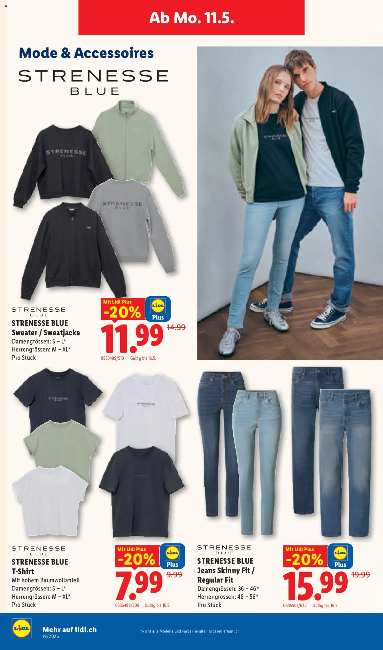 Lidl aktionen – gültig ab 07.05.2026 | Seite: 26 | Produkte: Jeans, Sweatjacke