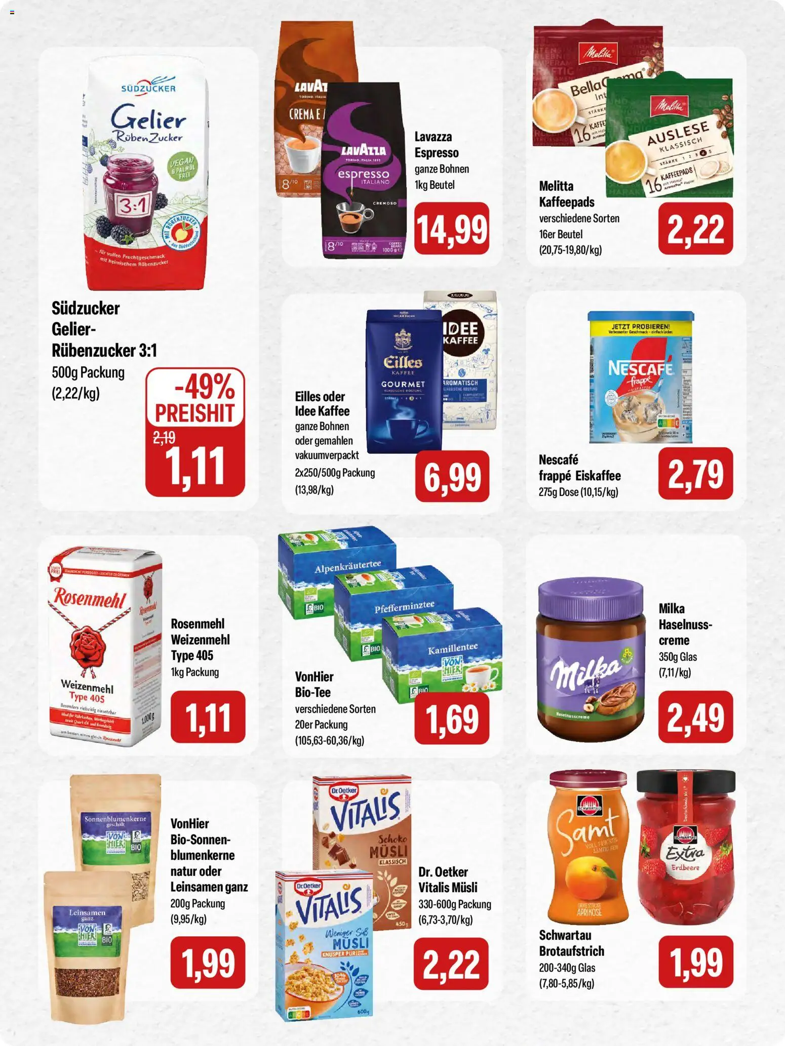 Feneberg Angebote – gültig ab 18.06.2026 | Seite: 11 | Produkte: Musli, Melitta, Nescafe, Kaffee