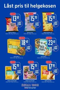 Forhåndsvisning av Rema 1000 kundeavis gyldig fra 25/10/2026 | Side: 10 | Produkter: Ost, Tortillachips, Tortilla, Taco