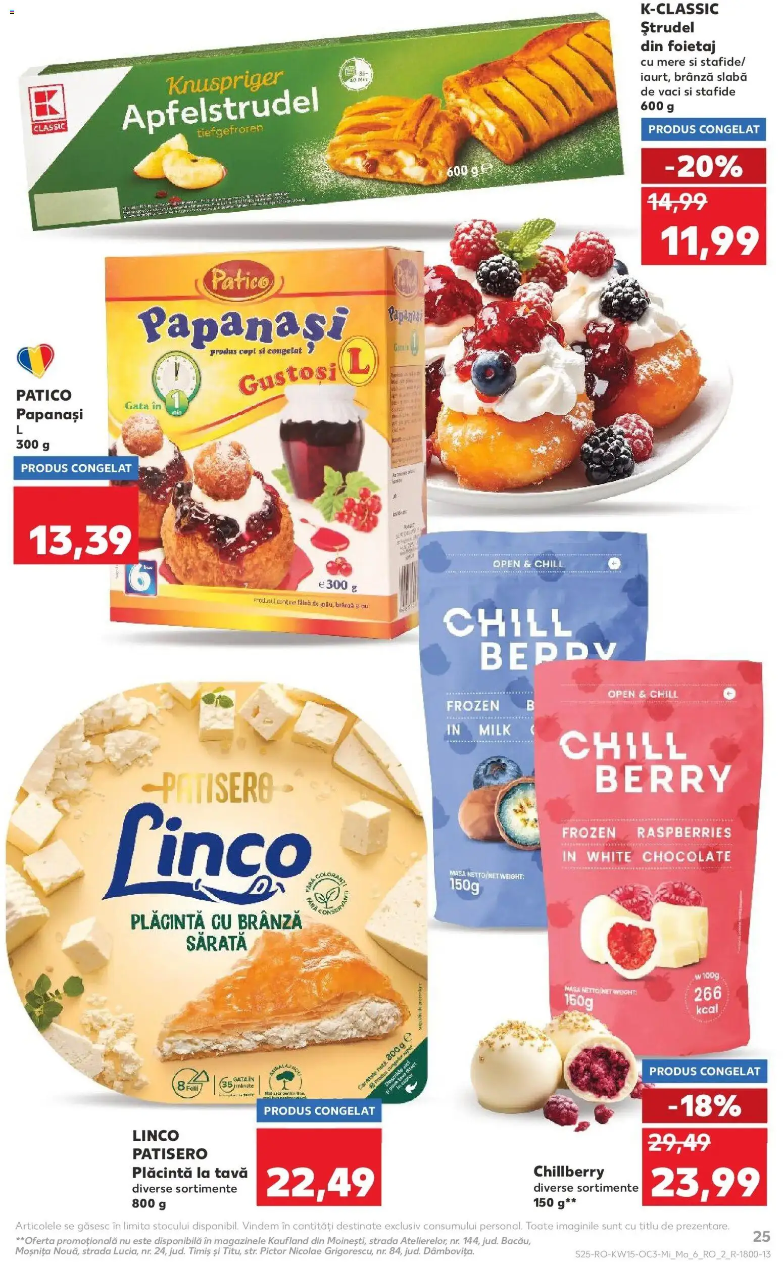 Noul catalog Kaufland – valabil de la 08.04.2026 | Pagină: 25 | Produse: Masă, Brânză, Făină, Mere