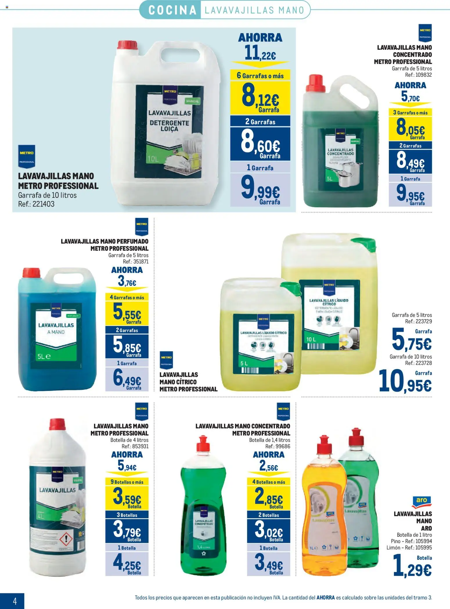Makro Limpieza │ válido desde el 07/09/2026 | Página: 4 | Productos: Detergente, Limón, Cocina, Lavavajillas