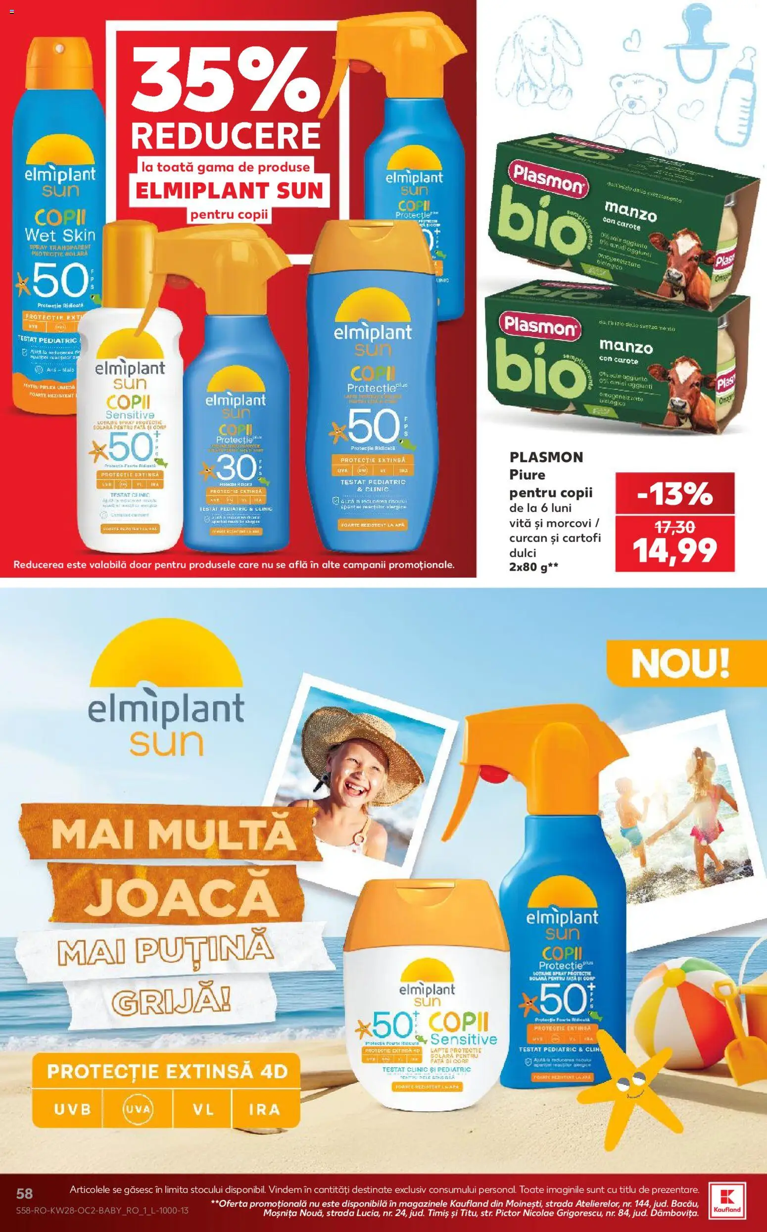 Kaufland RO akciós ujság - amely érvényes a következő dátumtól: 2026.07.08. | Oldal: 58