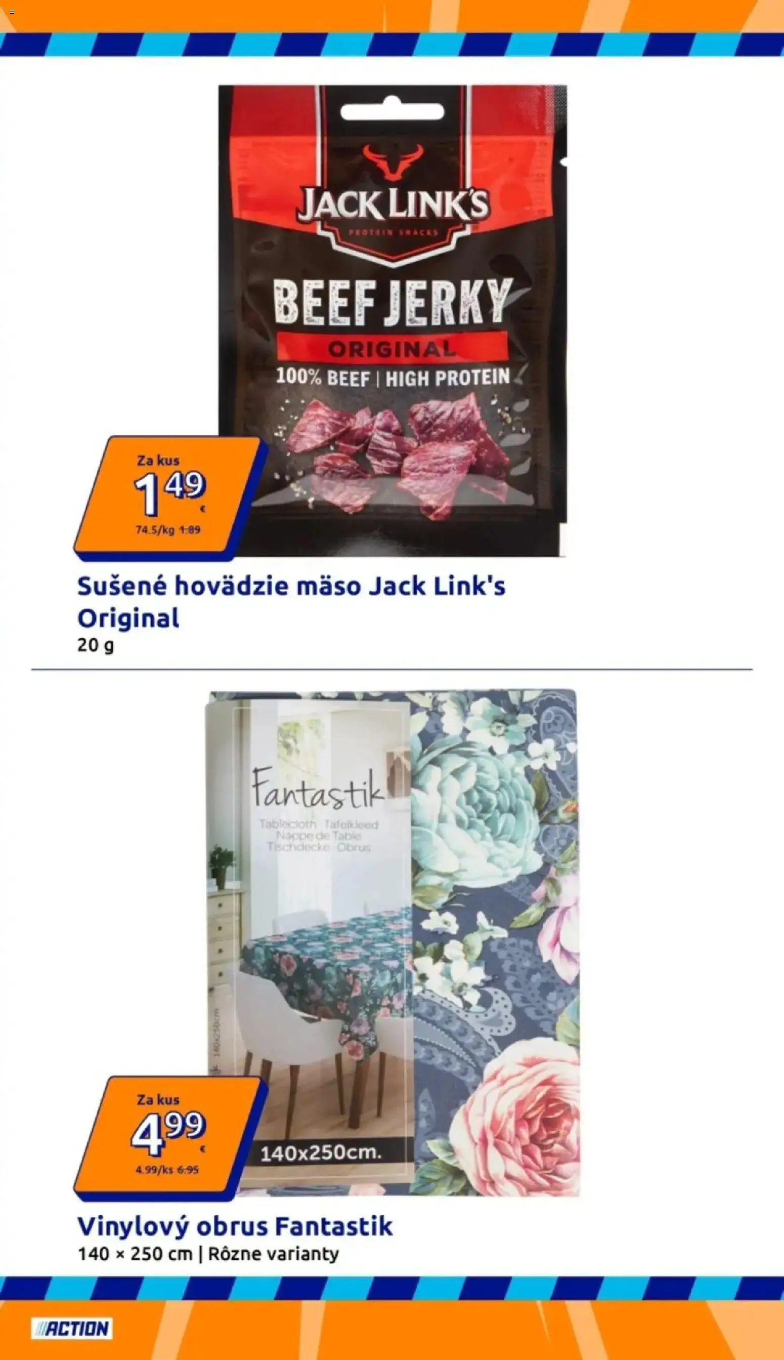 Action aktuálny leták od 16.09.2026 » aktuálna akcia | Strana: 16 | Produkty: Hovädzie mäso, Protein, Mäso, Jerky