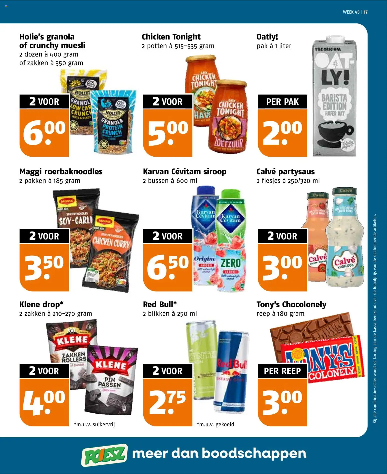 {H1} | Pagina: 17 | Producten: Melk, Red Bull, Muesli, Siroop