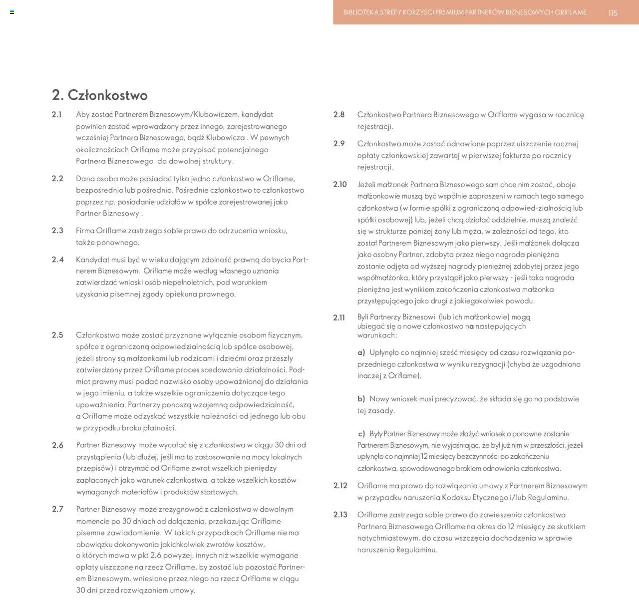 Oriflame Katalog - Strefa Korzyści Premium od 23.01.2024 | Strona: 115 | Produkty: Biblioteka