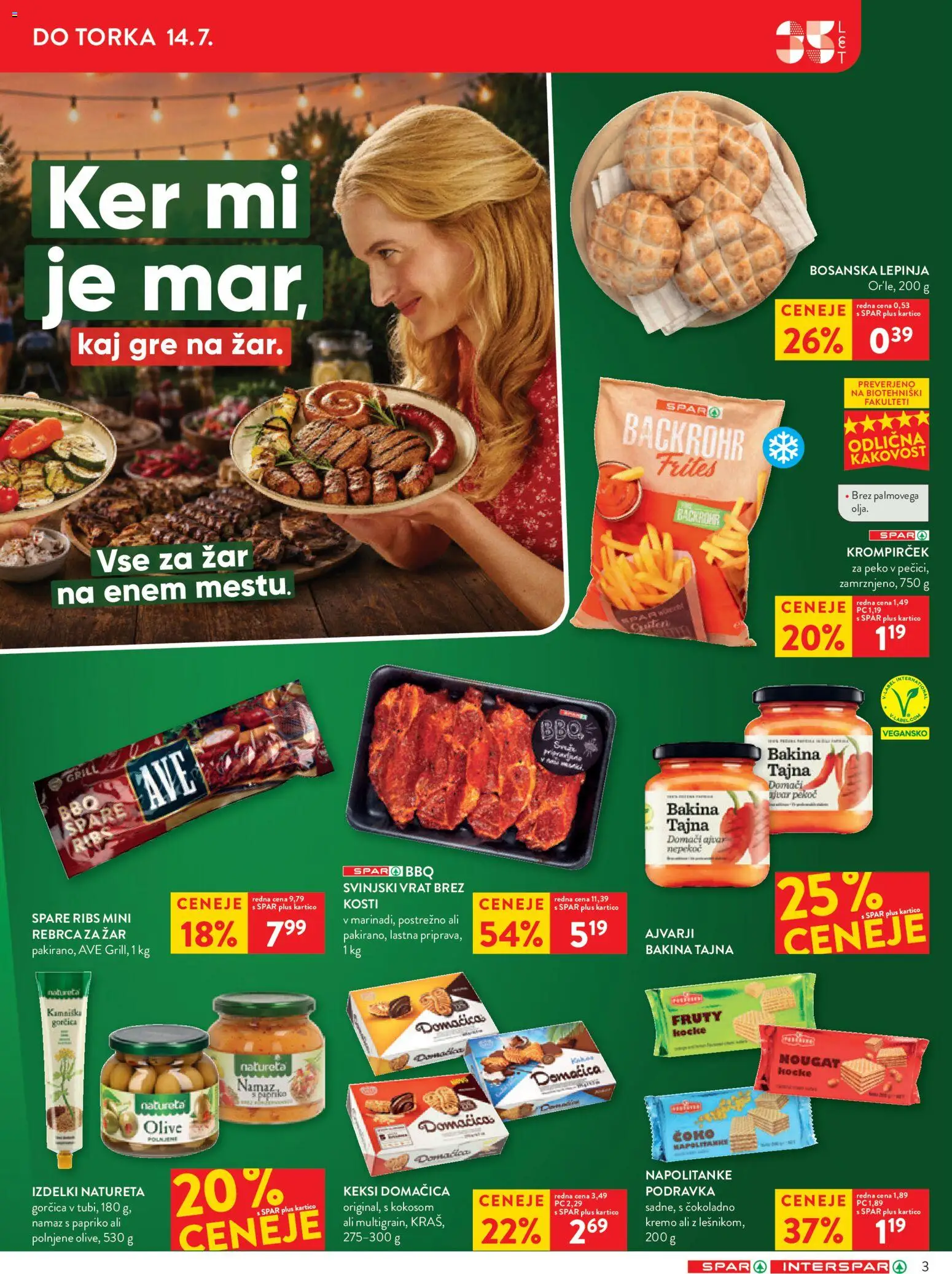 Novi Spar katalog ponudbe – veljaven od 08.07.2026 | Stran: 3