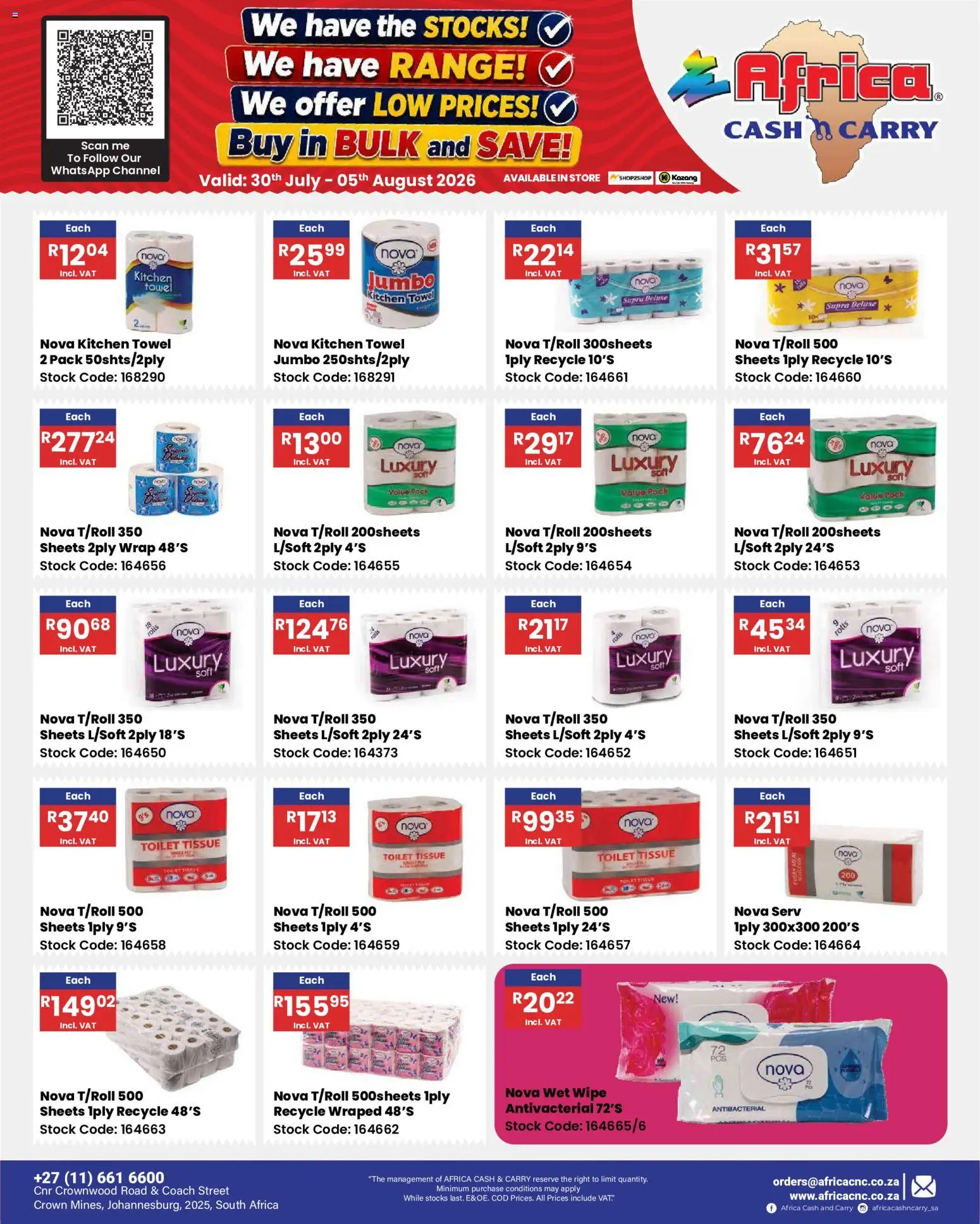 New Africa Cash & Carry catalogue – valid from 30/07/2026 | Page: 66