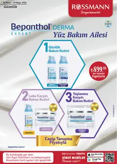 30.04.2026 tarihinden itibaren geçerli olan Rossmann kataloğu önizlemesi
