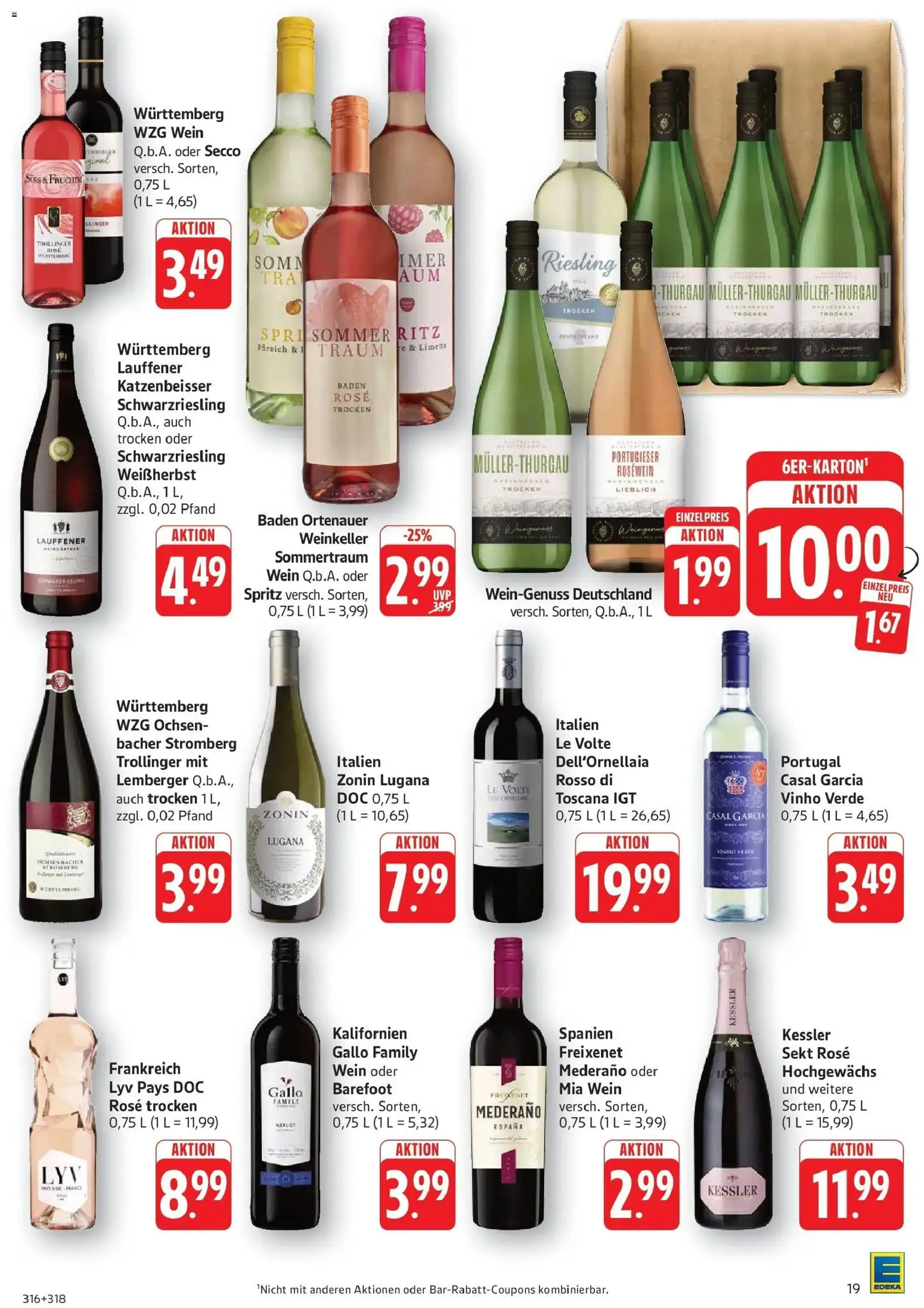 E center Prospekt Göppingen – gültig ab 17.05.2026 | Seite: 25 | Produkte: Freixenet, Rosewein, Sekt, Pfirsich