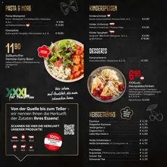 XXXLutz Aktuelle Speisekarte ab 12.09.2026 gültig | Seite: 4 | Produkte: Heiße Schokolade, Zutaten, Früchtetee, Milch