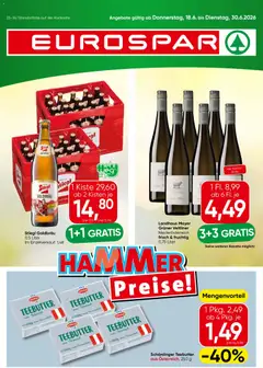 Eurospar Flugblatt ab 18.06.2026 gültig