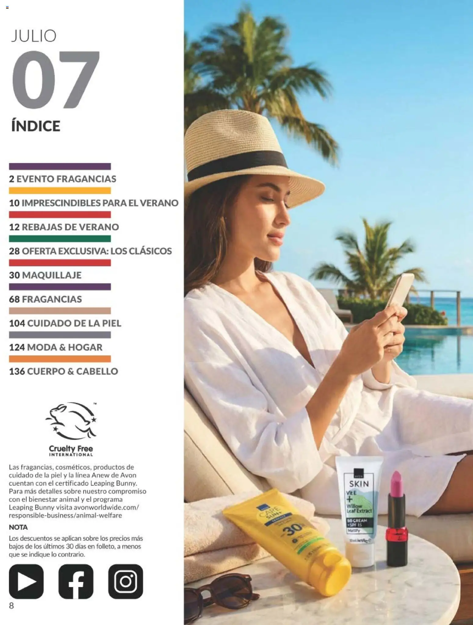 Catálogo AVON campaña 7 │ válido desde el 01/07/2026 | Página: 8