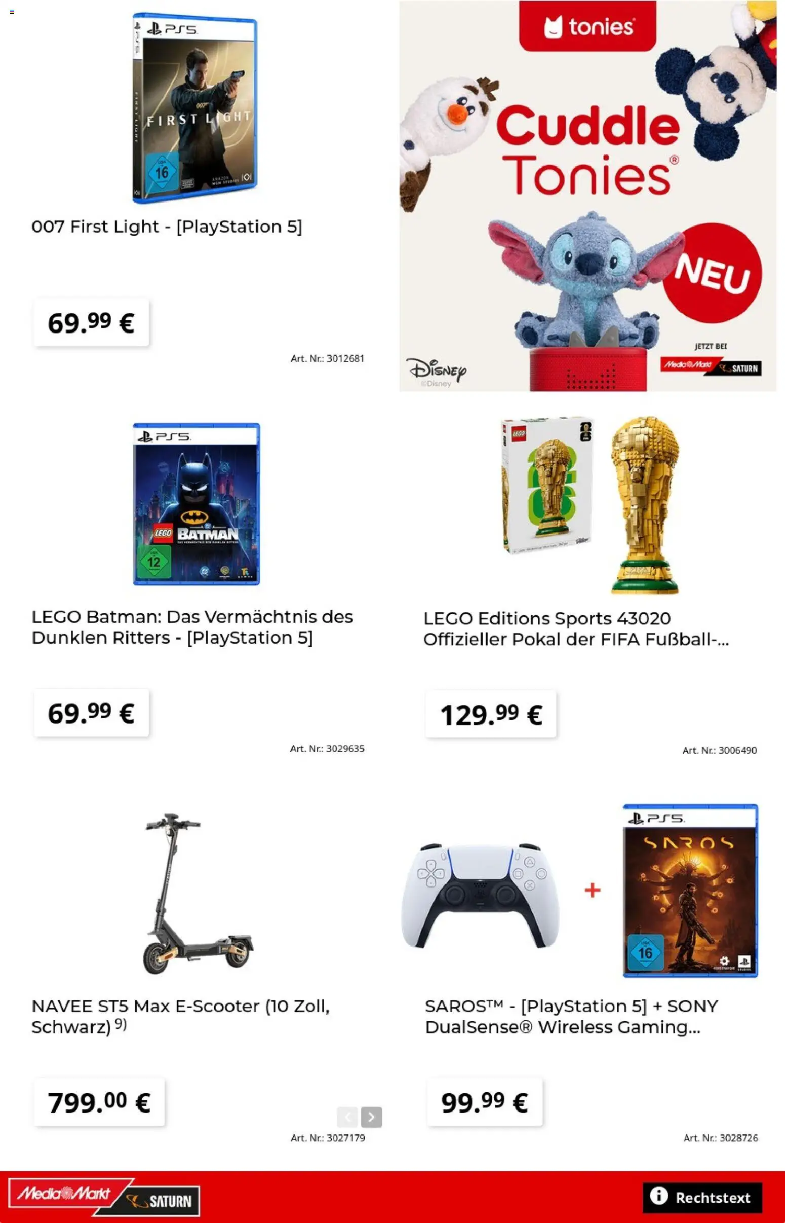 Media Markt Prospekt 	 – gültig ab 15.05.2026 | Seite: 13 | Produkte: Playstation, Sony, Fußball