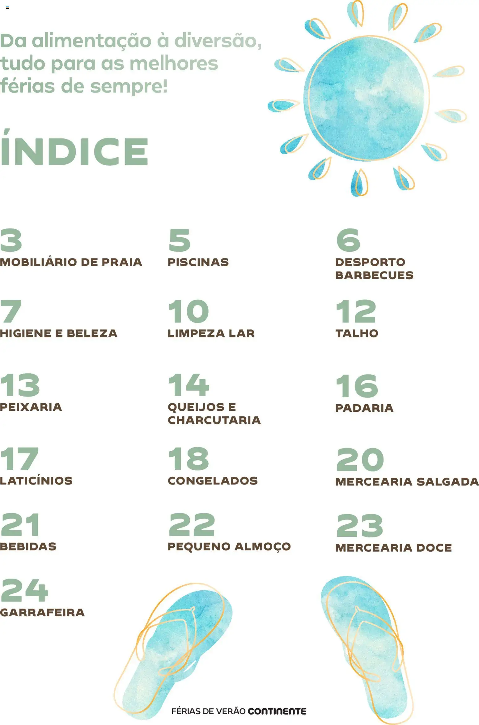 Continente - Açores Férias de Verão │ válido de 16.06.2026 | Página: 2 | Produtos: Padaria, Piscinas
