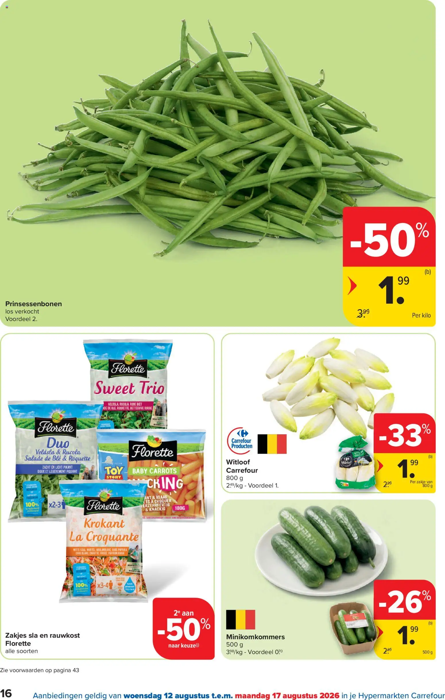 {H1} | Pagina: 16 | Producten: Biet, La, Rode biet, Rucola