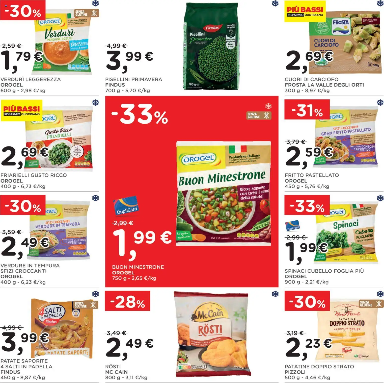 Volantino Poli del 28/10/2026 | Pagina: 24 | Prodotti: Minestrone, Patatine, Patate, Friarielli