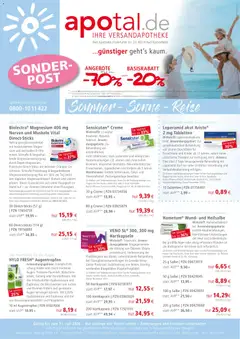 Apotal Sonderpost Sommer - Sonne ab 12.05.2026 gültig