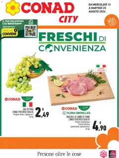Anteprima del volantino Conad volantino City Lazio valido a partire dal 12/08/2026