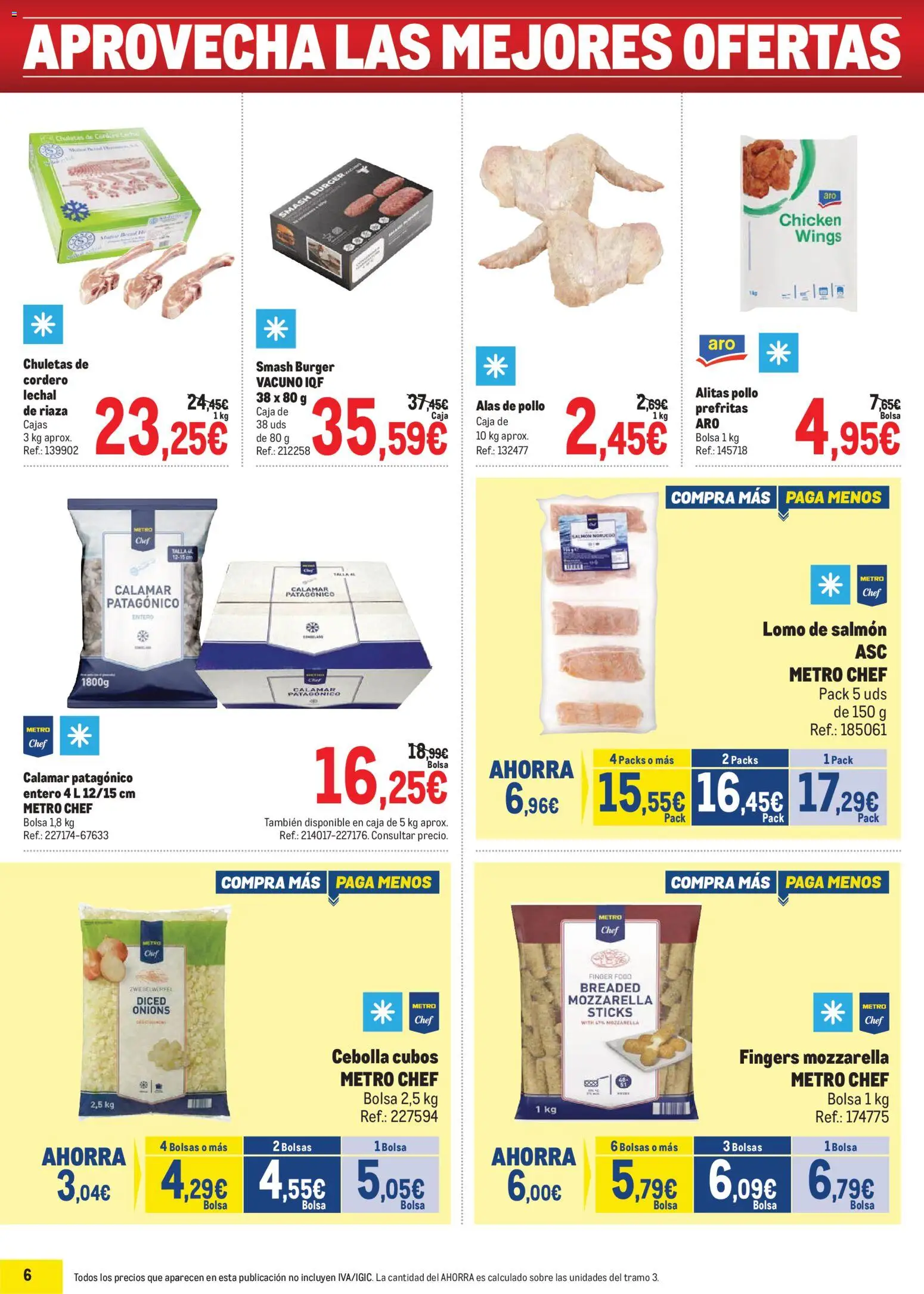 Makro catálogo │ válido desde el 07/09/2026 | Página: 6 | Productos: Cebolla, Cordero, Pollo, Caja