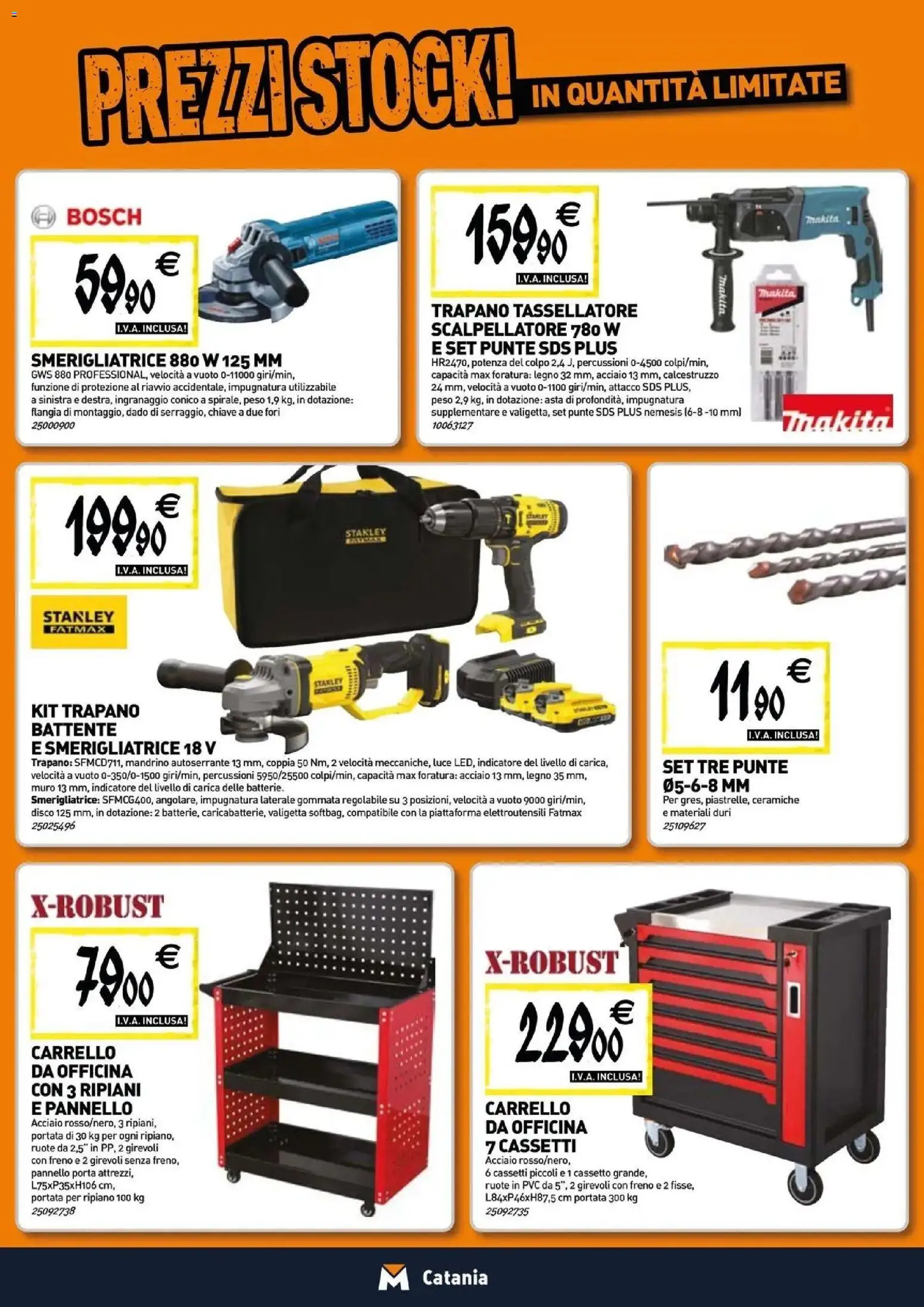 Volantino TECNOMAT del 12.03.2026 | Pagina: 21 | Prodotti: Ripiano, Carrello, Disco, Smerigliatrice