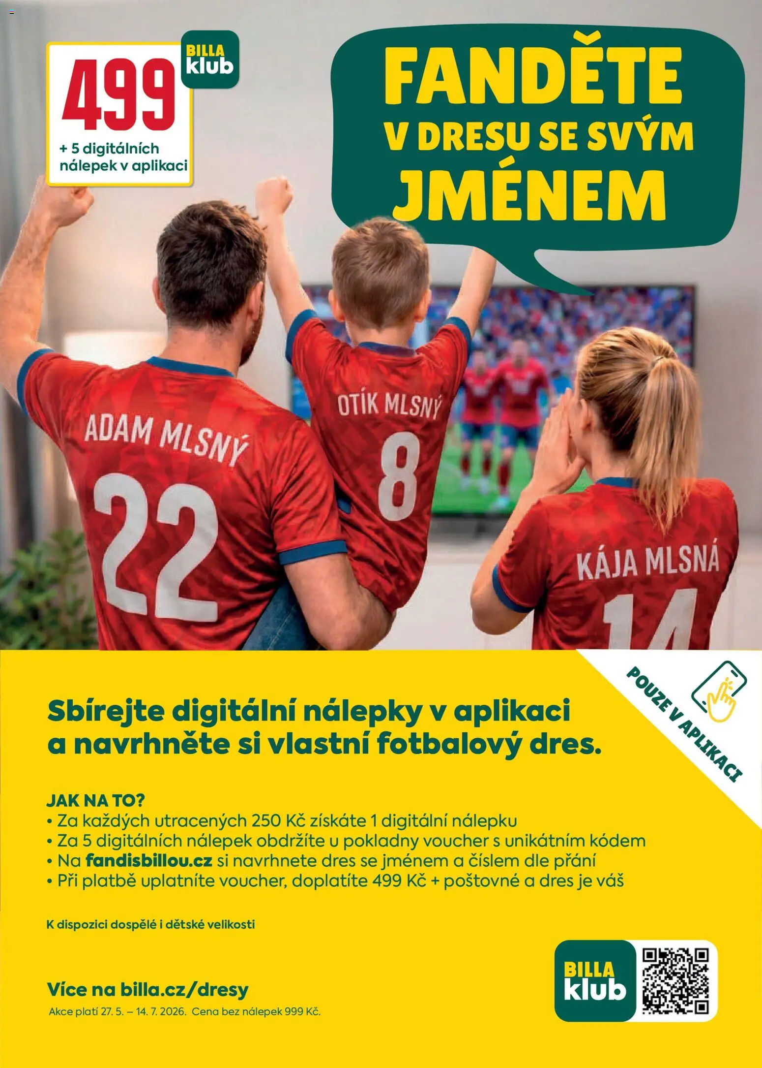 Billa Velký leták od 17.06.2026 | Strana: 27 | Produkty: Nálepky