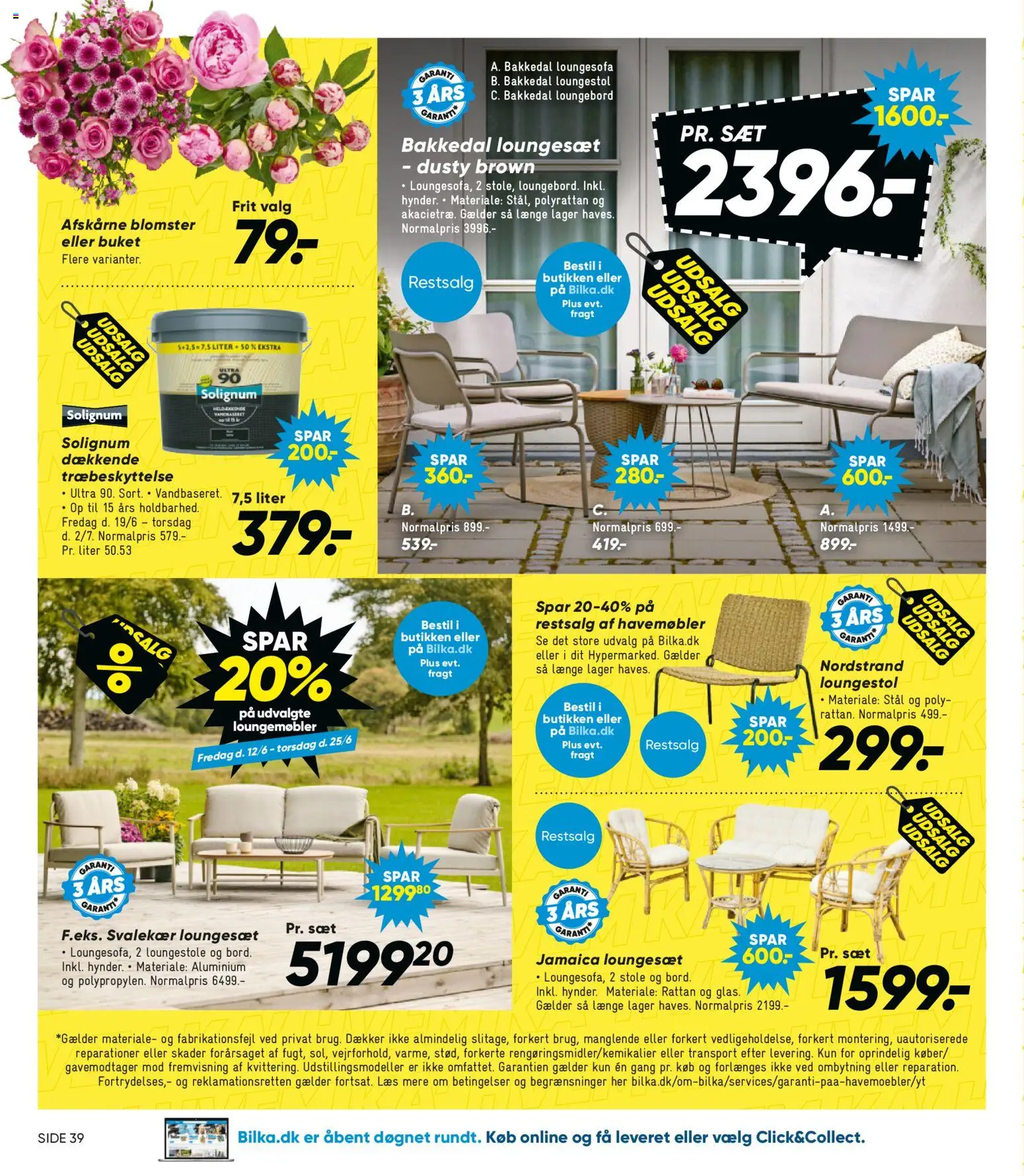 Bilka tilbudsavis – gyldig fra 19.06.2026 | Side: 12 | Produkter: Bord, Havemøbler, Loungemøbler, Loungesæt