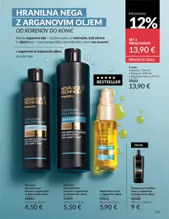 Avon katalog akcije – veljaven od 01.06.2026 | Stran: 139 | Izdelki: Sampon, Olje