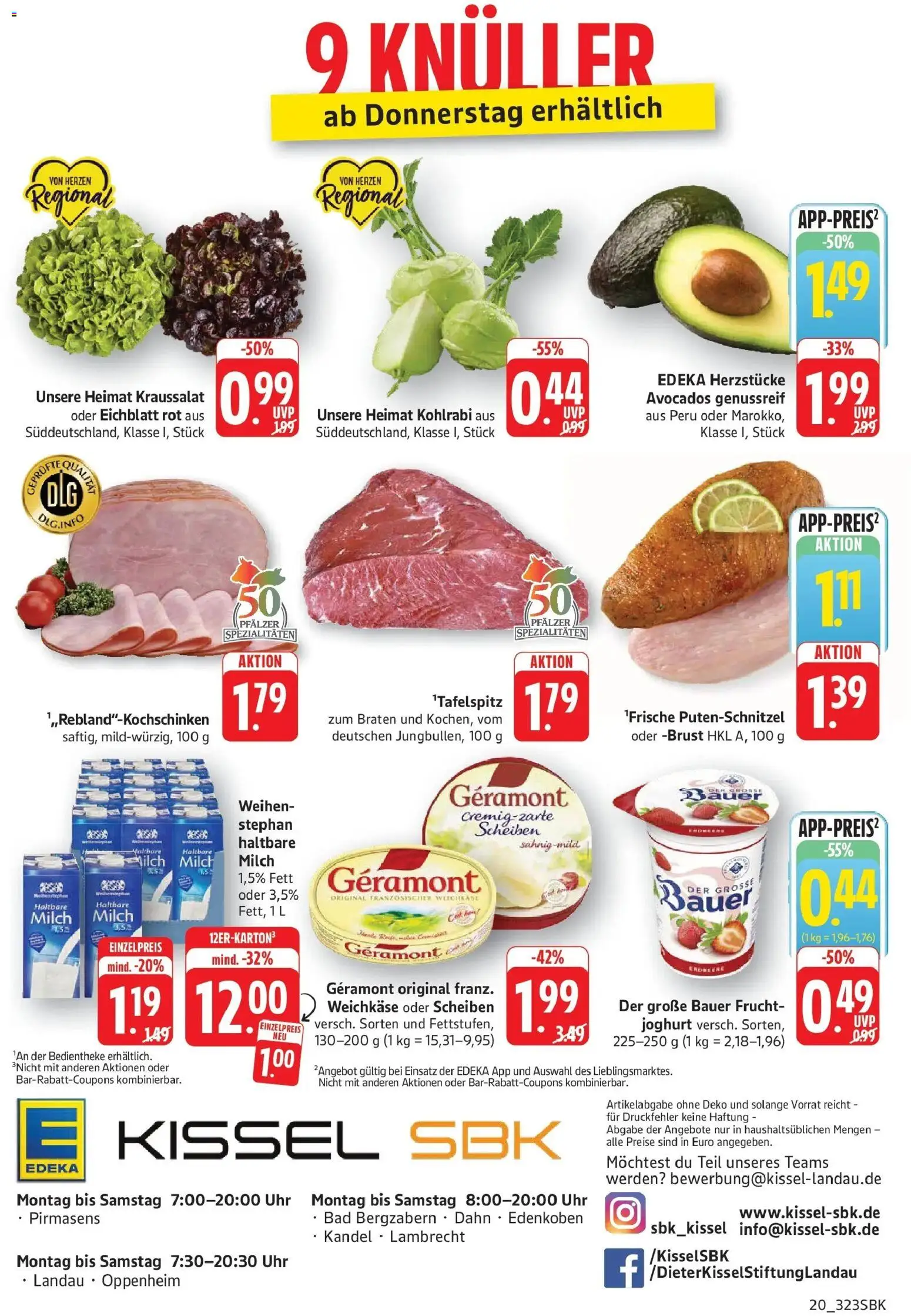 Edeka Prospekt Bad Bergzabern (ab 07.09.2026) » Angebote Online | Seite: 20 | Produkte: Joghurt, Bad, Kohlrabi, Uhr