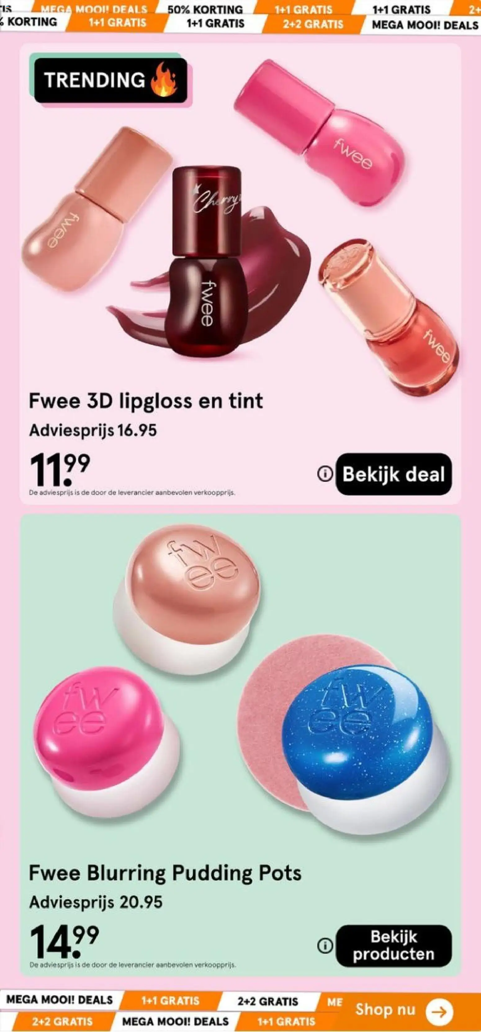 {H1} | Pagina: 67 | Producten: Pudding, Lipgloss