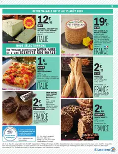 E.Leclerc - Prévisualisation de E.Leclerc catalogue valide à partir de 11/08/2026 | Page: 3 | Produits: Muffins, Fruits, Lait, Chocolat