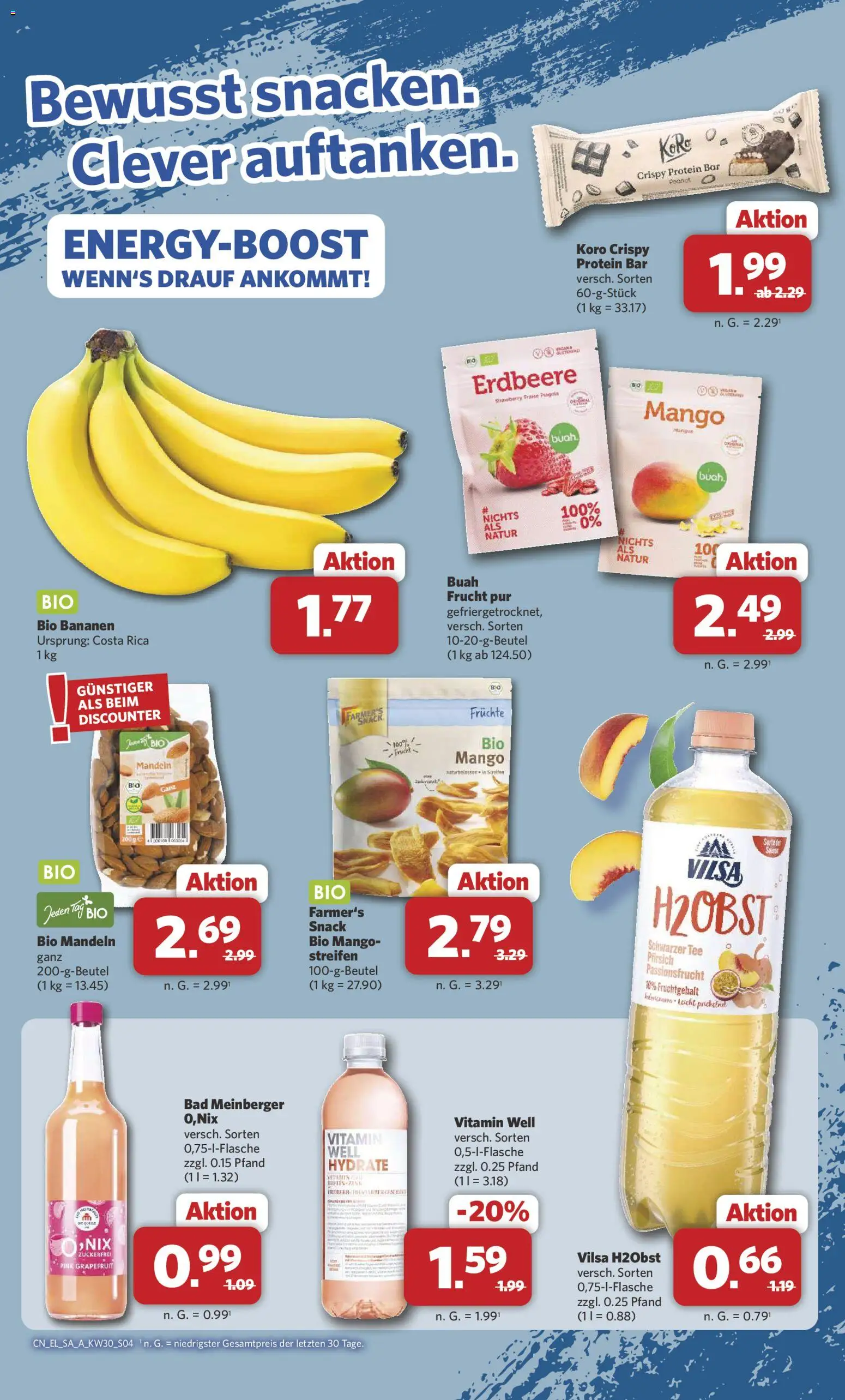 Combi Prospekt – gültig ab 20.07.2026 | Seite: 19 | Produkte: Bananen, Grapefruit, Mango, Tee