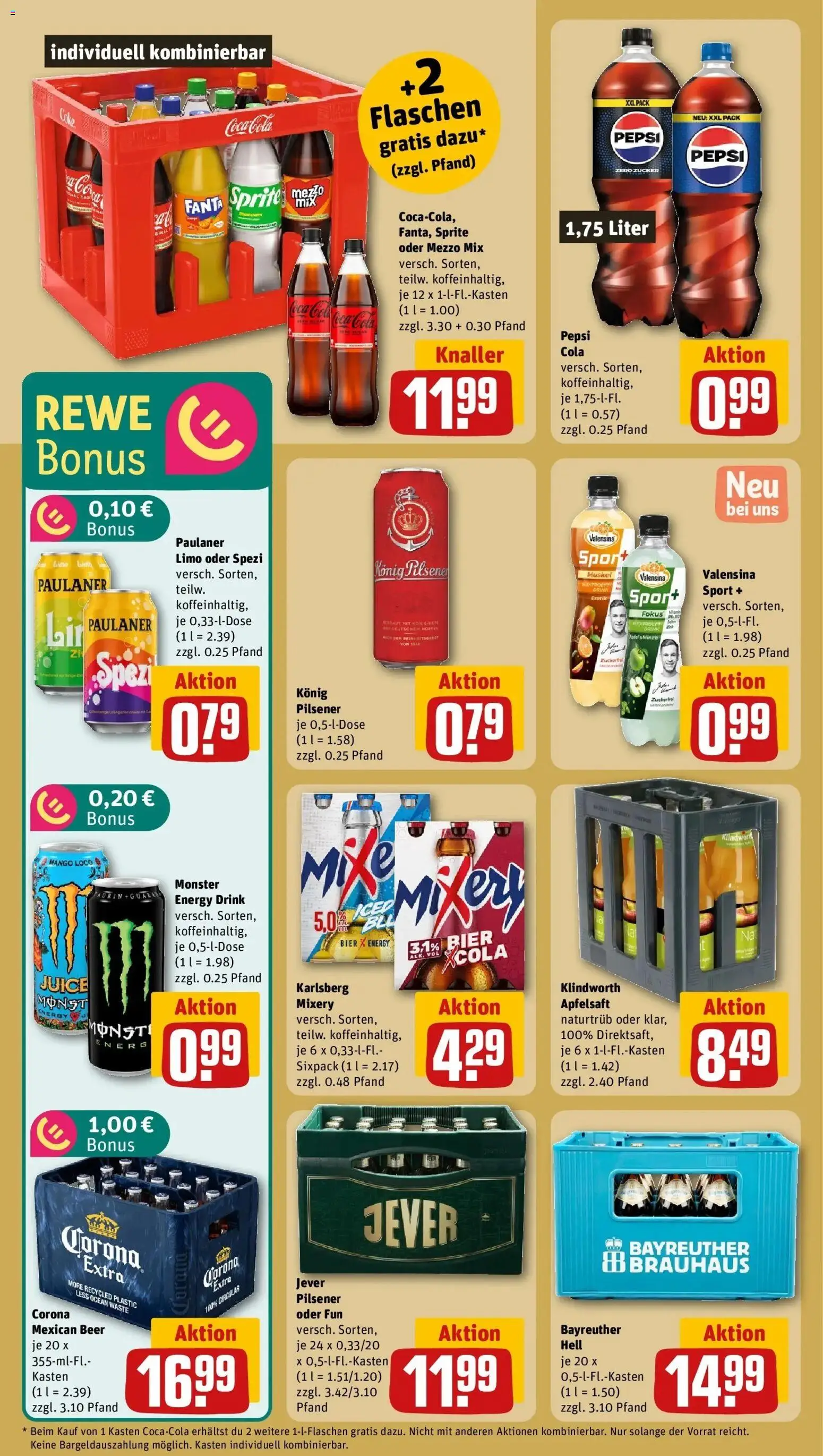 REWE Prospekt ab 04.05.2026 zum Blättern » Angebote | Seite: 24 | Produkte: Fanta, Sprite, Zucker, Pepsi