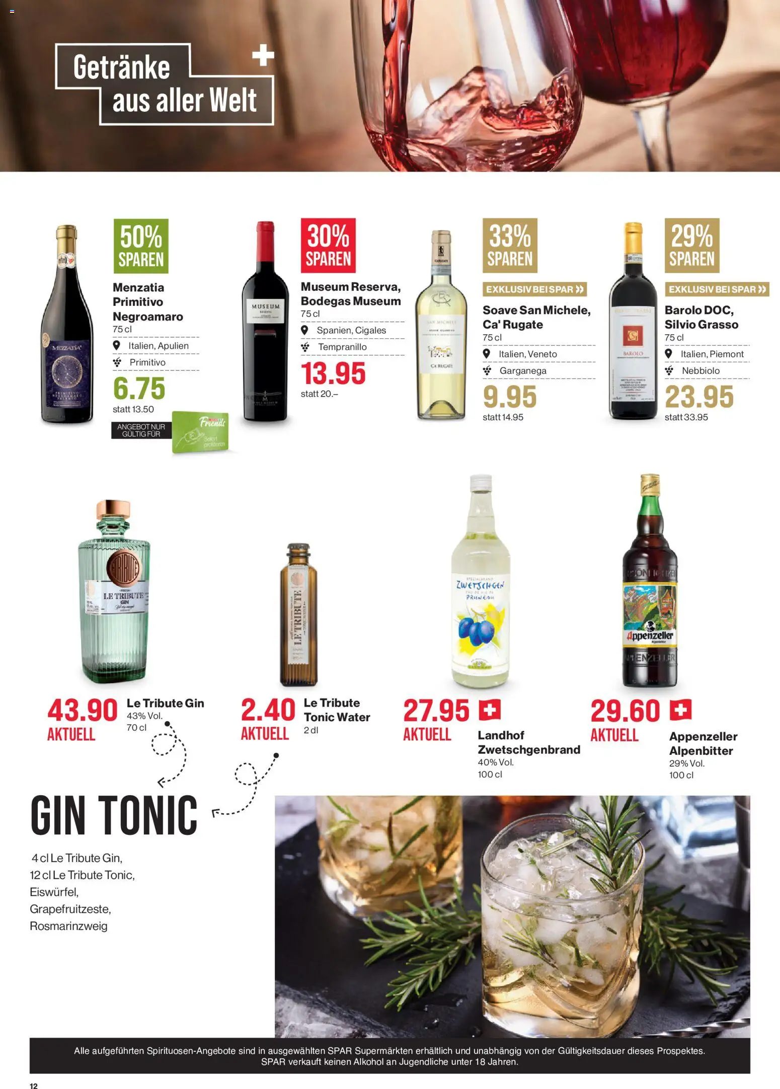 SPAR aktionen – gültig ab 23.07.2026 | Seite: 12 | Produkte: Zwetschgen, Gin